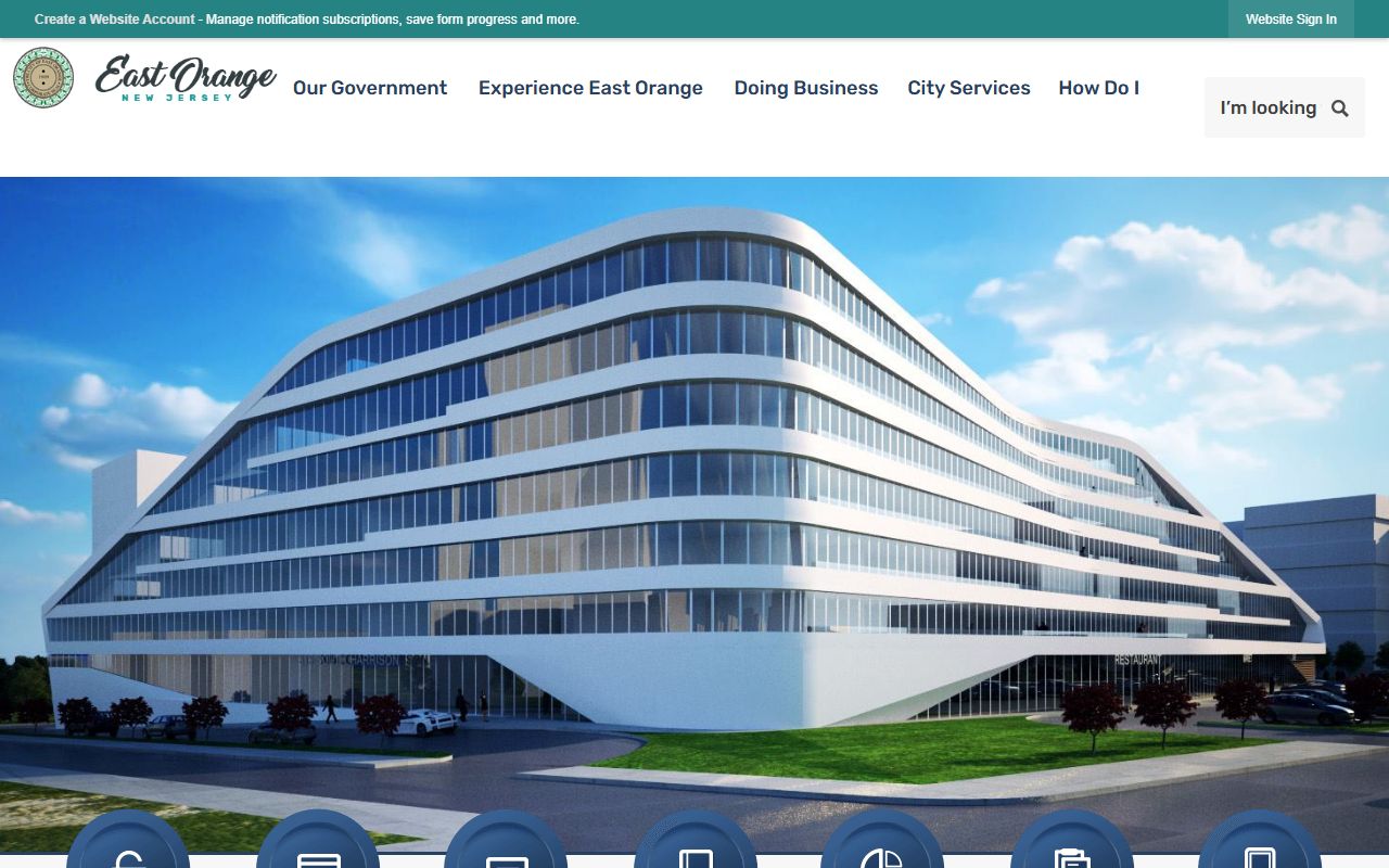 East Orange city homepage for obituary and death records