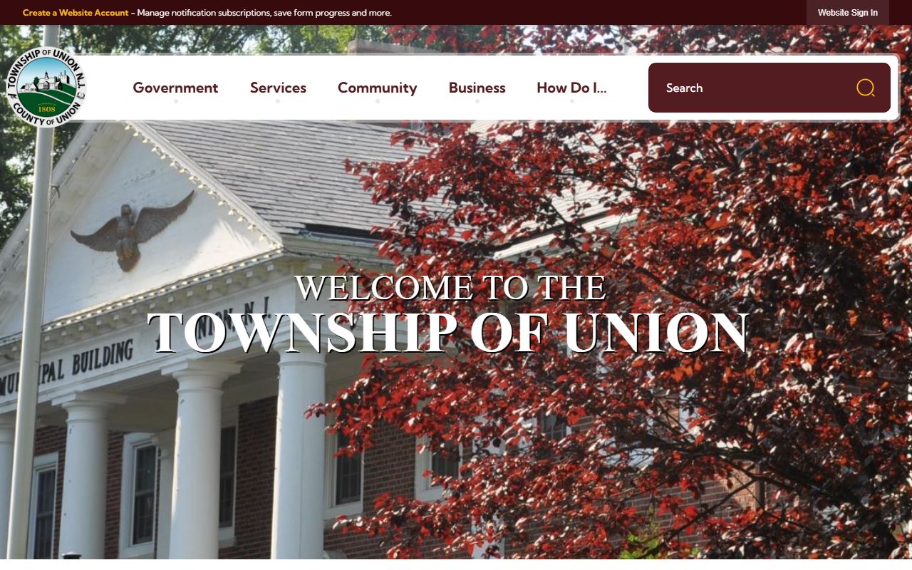 Union Township homepage for obituary and death records