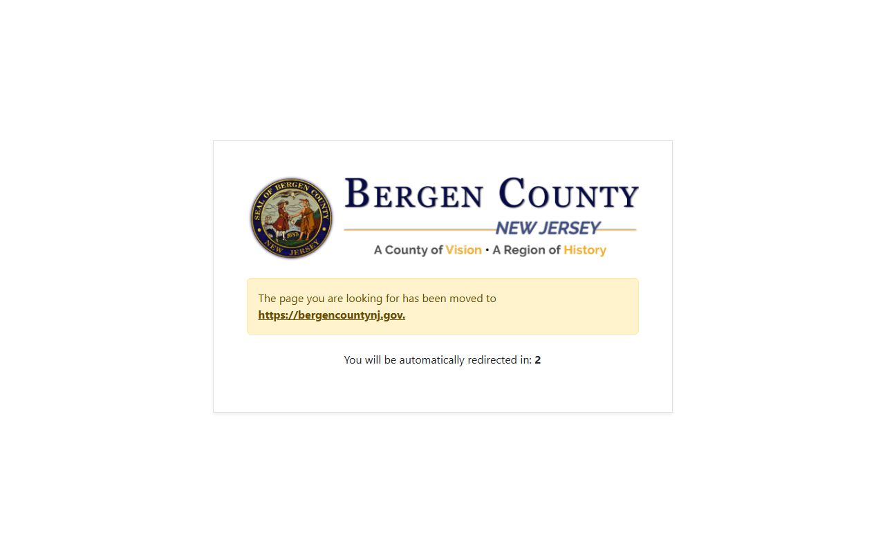 Bergen County Clerk website for obituary and death record inquiries