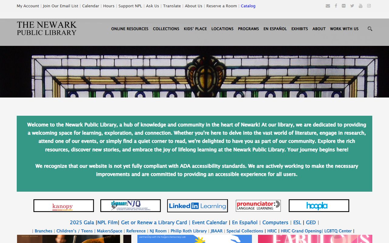 Newark Public Library obituary and death records resources